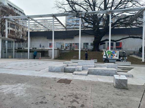 Fontana na Cvetnom trgu u Beogradu